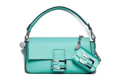 toffany x fendi|Fendi tiffany blue baguette.